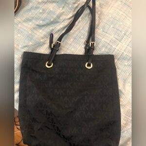 Michael Kors Black Monogram Tote
